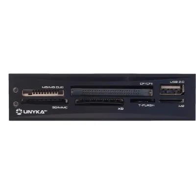 LEITOR DE CARTOES INTERNO + USB 2.0 3,5? CR-200