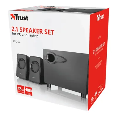Colunas Trust Sistema 2.1 AVORA 18W