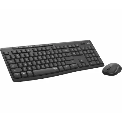 Conjunto Logitech MK295 Silent Teclado + Rato sem fios 2.4 GHz Português Grafite