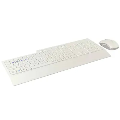 Conjunto Teclado + Rato Rapoo 8200T Multi-mode Wireless Desktop Branco – Teclado PT