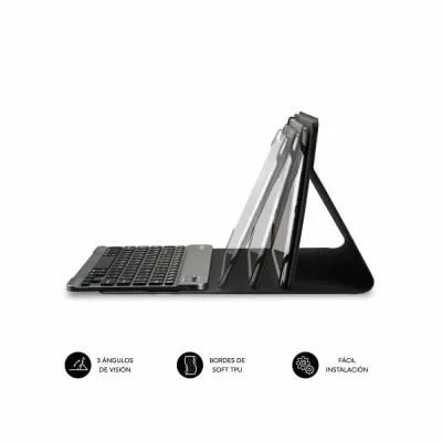Capa para Tablet SUBBLIM KeyTab Pro Bluetooth Cinza