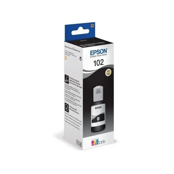Recarga EcoTank de Tinta Original Epson nº102 Preto