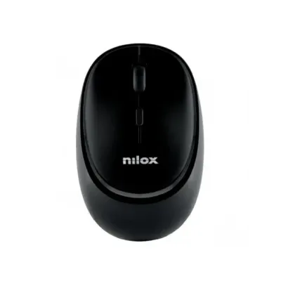 Rato Nilox Dual-Wireless Recarregável Preto