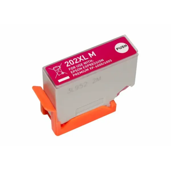Tinteiro Compatível Epson 202XL Alta Capacidade Substitui C13T02H34010/C13T02F34010 Magenta