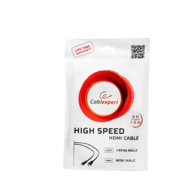 CABO HDMI PREMIUM MICRO-MALE ->MALE – 1,8MT
