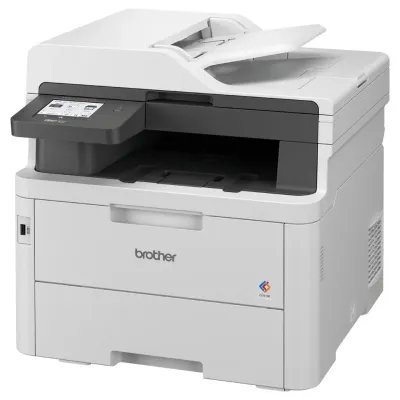 Impressora Multifunções Color Laser Brother MFC-L3760CDW Led WiFi Duplex Fax 26ppm Branca