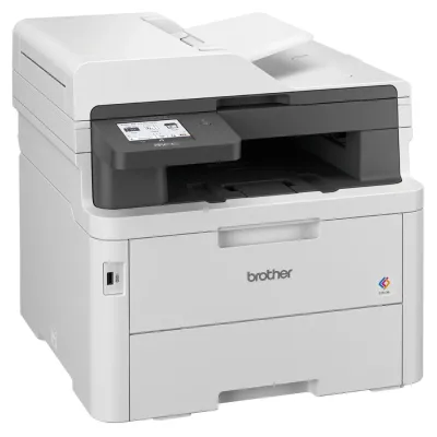 Impressora Multifunções Color Laser Brother MFC-L3760CDW Led WiFi Duplex Fax 26ppm Branca