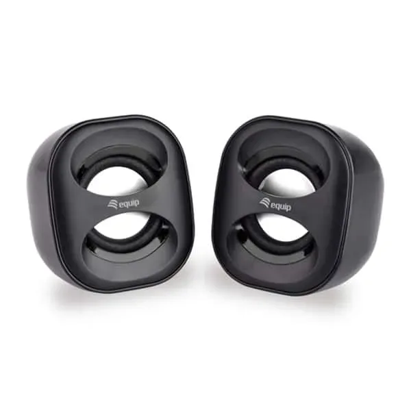 Mini Colunas Equip Life USB 6W Speaker Preto
