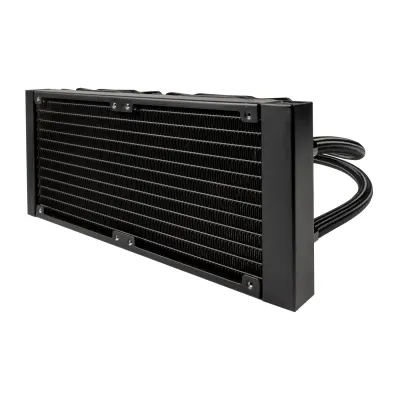 Dissipador Liquido Unykach Aquastorm 240 2 Ventiladores de 120mm RGB Visualização Temperatura CPU Tubo de 350mm