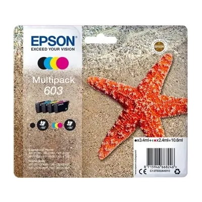 Tinteiro Original Multipack Epson nº603 Azul Magenta Amarelo Preto
