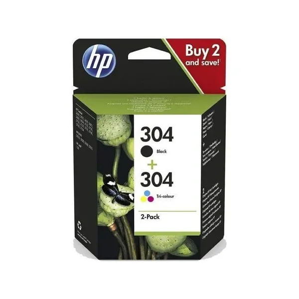 Tinteiro Original HP nº304 Multipack Preto e Tricolor
