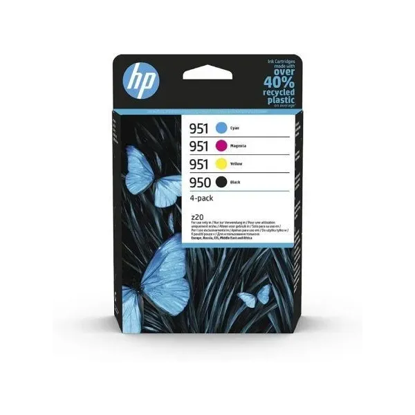 Tinteiro Original HP nº950 + nº951 Azul Magenta Amarelo Preto