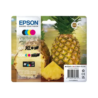 Tinteiro Original Multipack Epson 604XL Alta Capacidade Preto 604 Azul Magenta Amarelo