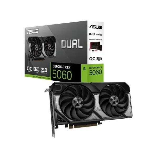Placa Gráfica Asus Dual RTX 5060 OC 8GB GDDR7