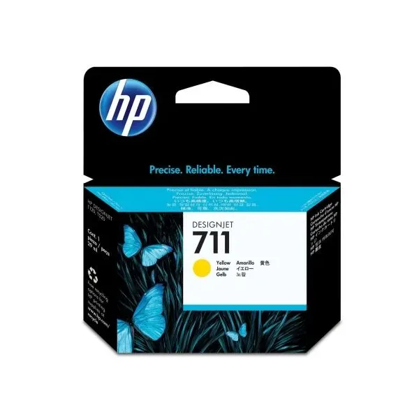 Tinteiro Original HP nº711 Amarelo