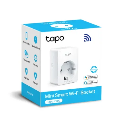 Tomada de Corrente Wifi TapoP100 SmartHome