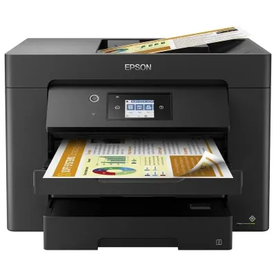 Impressora Multifunções EPSON WorkForce WF-7830DTWF – A3 – Preta