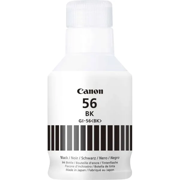 Tinteiro Original Canon GI-56BK Preto (Garrafa) – 6000 Pag
