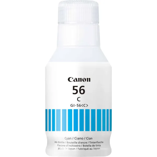 Tinteiro Original Canon GI-56C Azul (Garrafa) – 15755 Pag