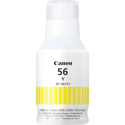 Tinteiro Original Canon GI-56Y Amarelo (Garrafa) – 14881 Pag