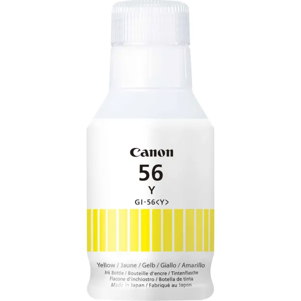 Tinteiro Original Canon GI-56Y Amarelo (Garrafa) – 14881 Pag