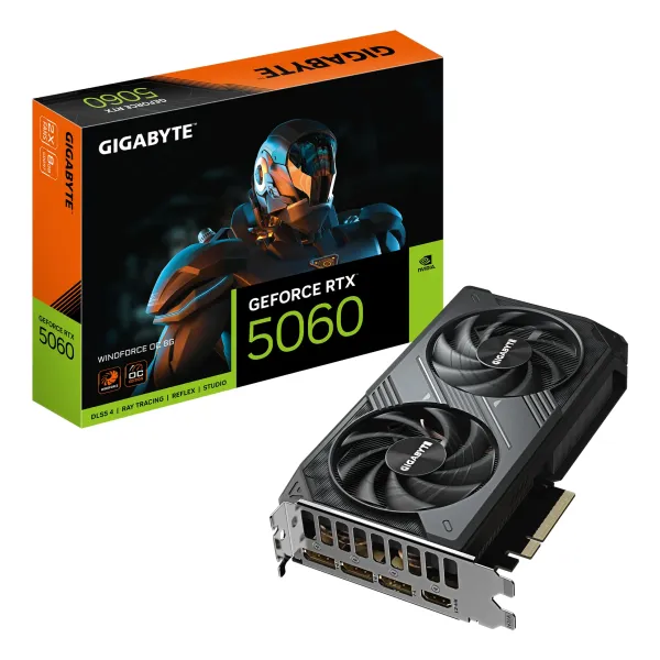 Placa Gráfica Gigabyte RTX 5060 Windforce OC 8GB