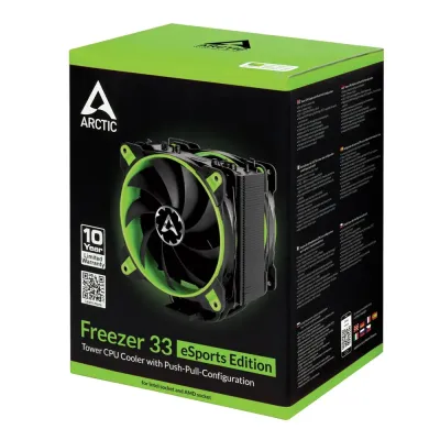 Dissipador Arctic Freezer 33 eSports Editions – Verde