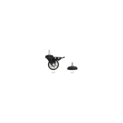 Suporte de Pé com Rodas Tooq para TV 60?-105? até 100Kg Vesa 1000x600mm Preto