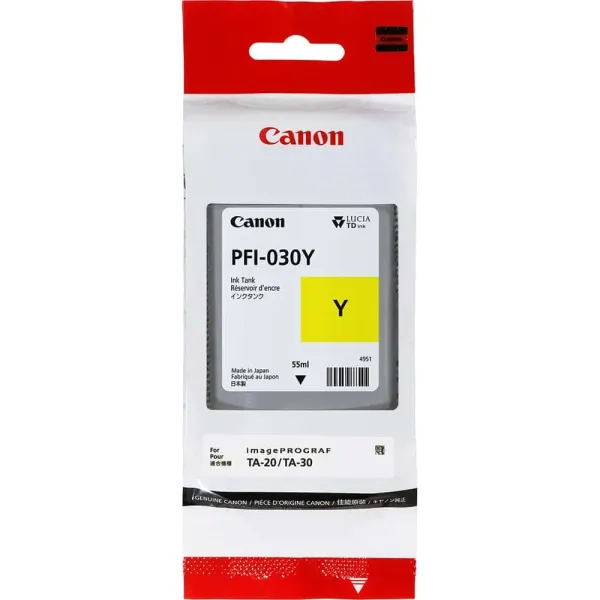 Tinteiro Original Canon PFI030 Amarelo