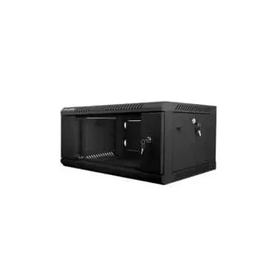 Armario Rack Lanberg 4U 600x450x279 19? Até 60 kg Preto