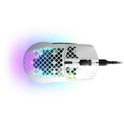 Rato Gaming Steelseries Aerox 3 RGB 8500 DPI Branco