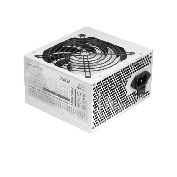 Fonte de Alimentação Mars Gaming MPIII750W 750W Ventoinha 12cm Branca