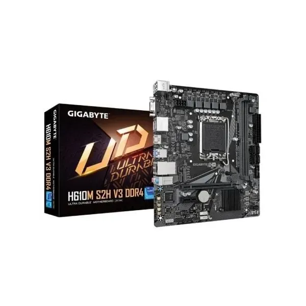 Motherboard Gigabyte H610M S2H V3 DDR4 Socket 1700 Micro ATX Cpu 14th 13th 12th