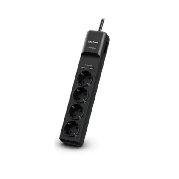 Tomada Proteção CyberPower 4*Out 2xUSB