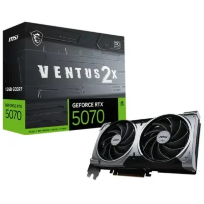 Placa Gráfica MSI GeForce RTX 5070 Ventus 2X OC 12GB GDDR7