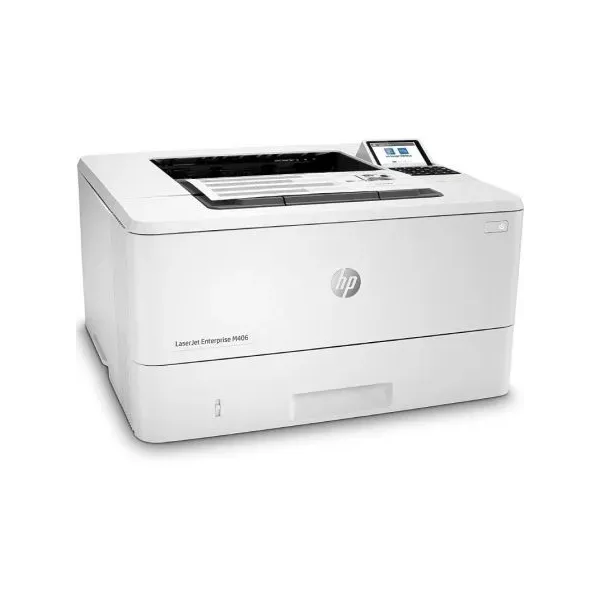 Impressora Laser Monocromo HP Laserjet Enterprise M406DN Dúplex Branca