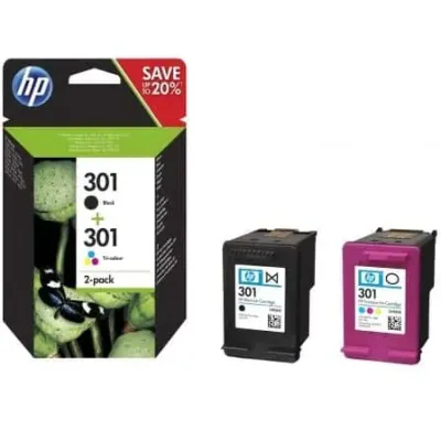 Tinteiro Original HP nº301 Multipack Preto e Tricolor
