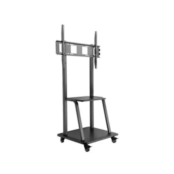 Suporte de Pé com Rodas Tooq para TV 37?-100? até 150Kg Vesa 1000x600mm Preto