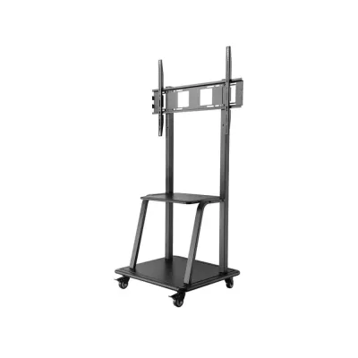 Suporte de Pé com Rodas Tooq para TV 37?-100? até 150Kg Vesa 1000x600mm Preto