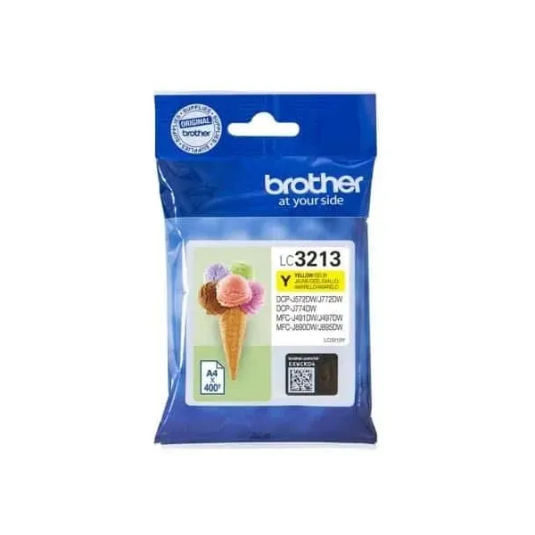Tinteiro Original Brother LC-3213Y Amarelo