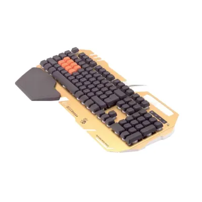 Teclado Gaming Bloody 8 Light Strike B-418 Dourado