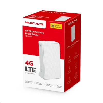 Router Mercusys N300 Wi-Fi 4G LTE Build-In 150Mbps 4G LTE Modem