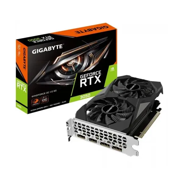Placa Gráfica Gigabyte RTX3050 6GB GV-N3050WF2OCV2-6GD GDDR6