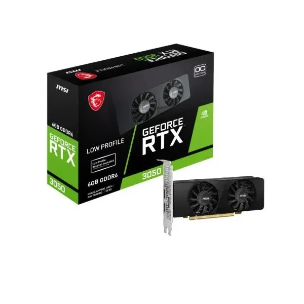 Placa Gráfica MSI NVIDIA RTX 3050 Low Profile 6Gb OC