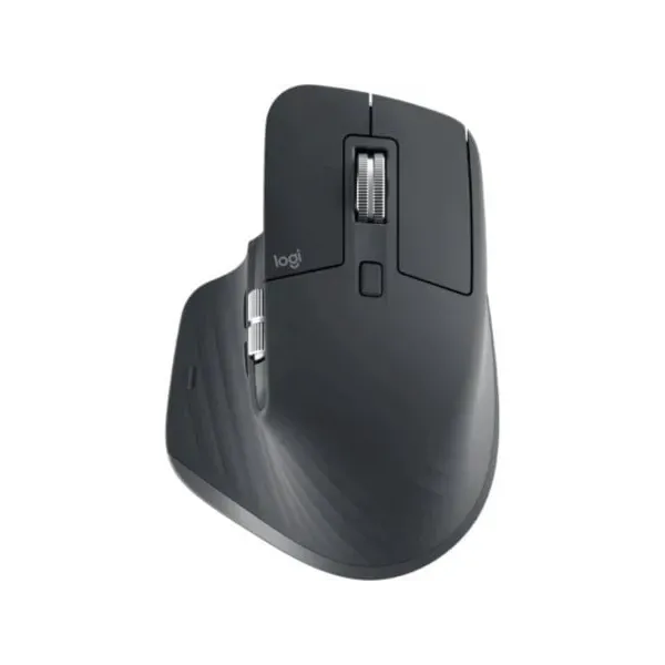 Rato Ergonómico Sem Fios Bluetooth Logitech MX Master 3S for Business Bateria Recarregável Até 8000 DPI Grafite