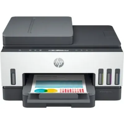 Multifunções Jacto de Tinta Recarregavel HP Smart Tank 7305 WiFi Duplex Branca