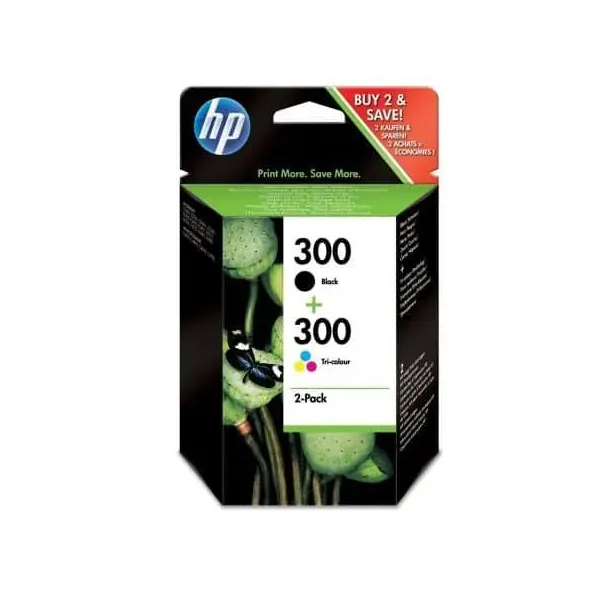 Tinteiro Original HP nº300 Multipack Preto e Tricolor