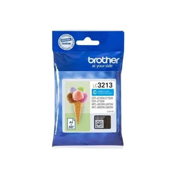 Tinteiro Original Brother LC-3213C Azul