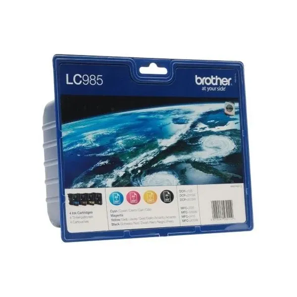 Tinteiro Original Multipack Brother LC- 985 Azul Magenta Amarelo Preto