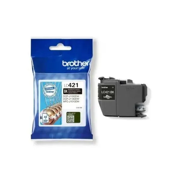 Tinteiro Original Brother LC421BK Preto